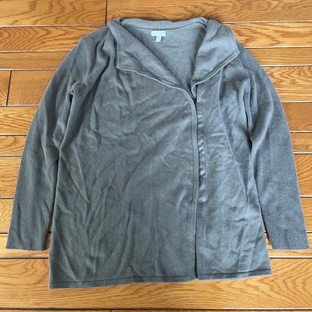 Garnet Hill Gray Women's Cardigan